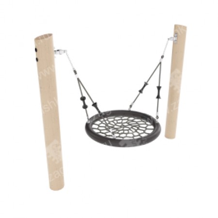 Качели из робинии с сиденьем гнездо LE-04.05-01 Качели из робинии с сиденьем гнездо LE-04.05-01