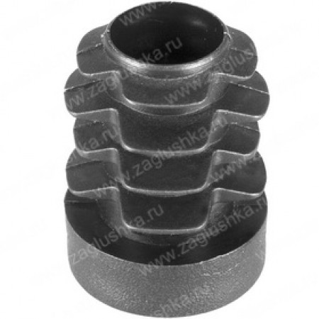 Заглушка пластиковая с резьбой М10 для труб 22 мм Заглушка пластиковая с резьбой М10 для труб 22 мм