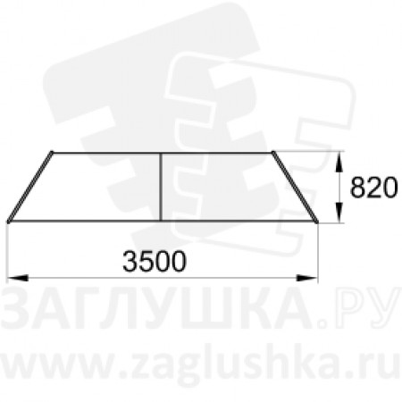 Тоннельный металлический переход размером 3500х765 мм TK19-3500-765 Тоннельный металлический переход размером 3500х765 мм TK19-3500-765